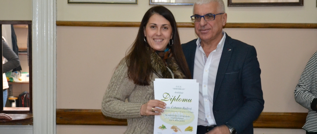 Opšta zemljoradnička zadruga Srbobran dodelila nagrade